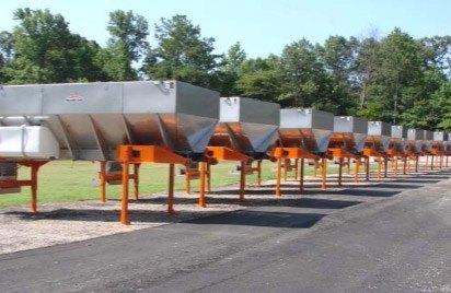 Municipal Salt Spreader Stands